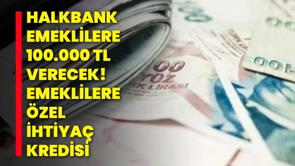 Emeklilere 100 Bin TL Destek! Halkbank Başvuru Şartları ve Detaylar Açıklandı - Ekonomi Haberleri