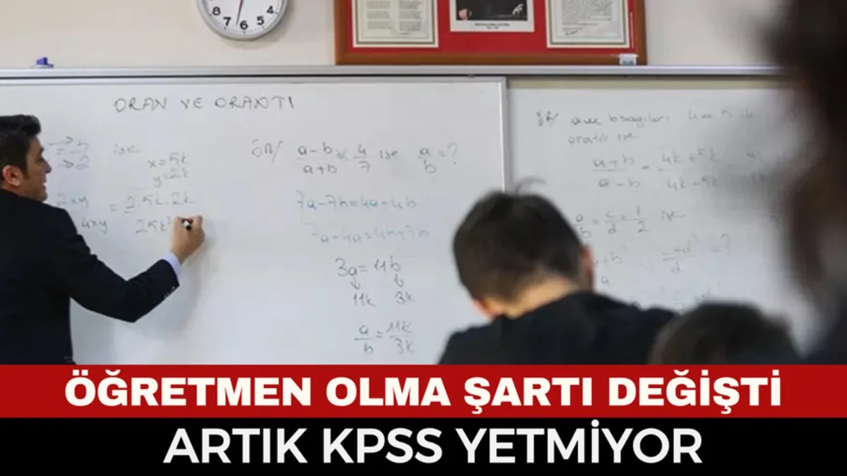 Öğretmenlik Yeni Sistem 2026: KPSS Şartı Değişti, Maaş ve Detaylar Açıklandı - Gündem Haberleri